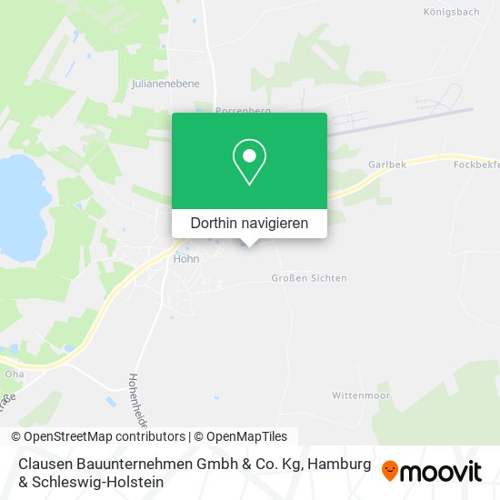 Clausen Bauunternehmen Gmbh & Co. Kg Karte