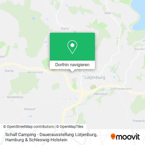 Schall Camping - Dauerausstellung Lütjenburg Karte