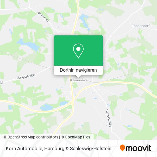 Körn Automobile Karte