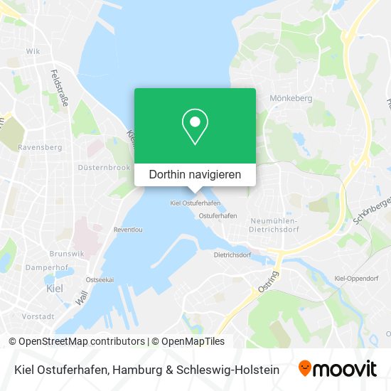 Kiel Ostuferhafen Karte