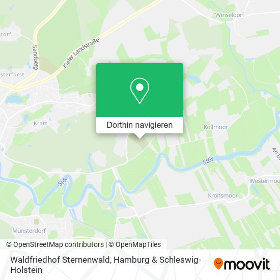 Waldfriedhof Sternenwald Karte