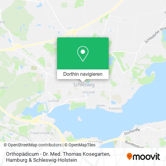 Orthopädicum - Dr. Med. Thomas Kosegarten Karte