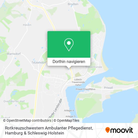 Rotkreuzschwestern Ambulanter Pflegedienst Karte