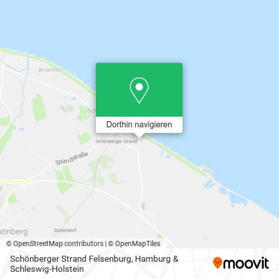 Schönberger Strand Felsenburg Karte