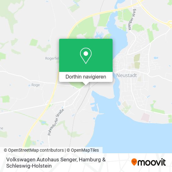 Volkswagen Autohaus Senger Karte