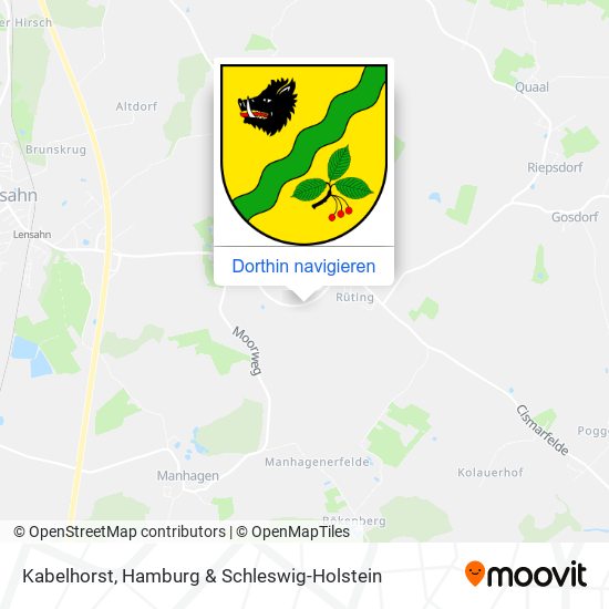 Kabelhorst Karte