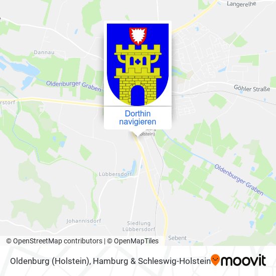 Oldenburg (Holstein) Karte