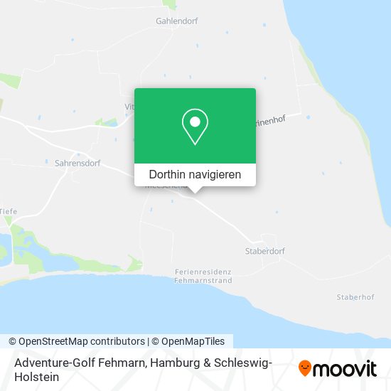 Adventure-Golf Fehmarn Karte