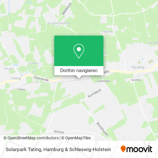 Solarpark Tating Karte