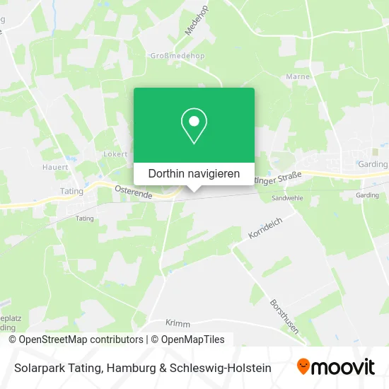 Solarpark Tating Karte