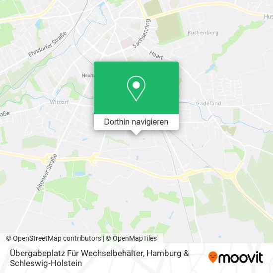 Übergabeplatz Für Wechselbehälter Karte