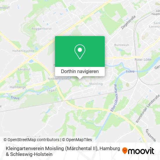 Kleingartenverein Moisling (Märchental II) Karte