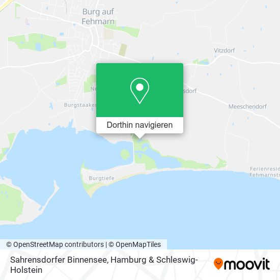 Sahrensdorfer Binnensee Karte