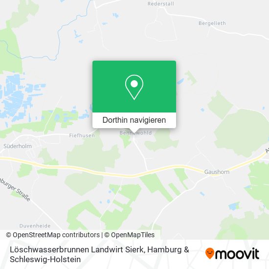 Löschwasserbrunnen Landwirt Sierk Karte