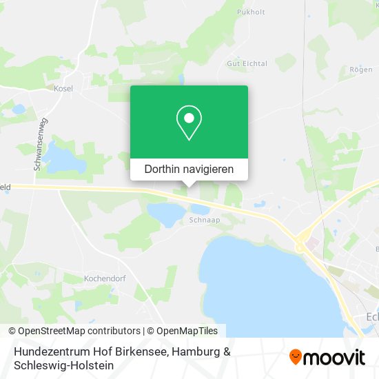 Hundezentrum Hof Birkensee Karte