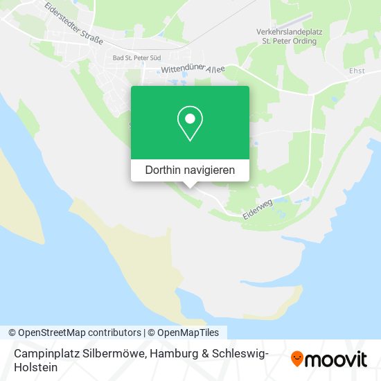 Campinplatz Silbermöwe Karte