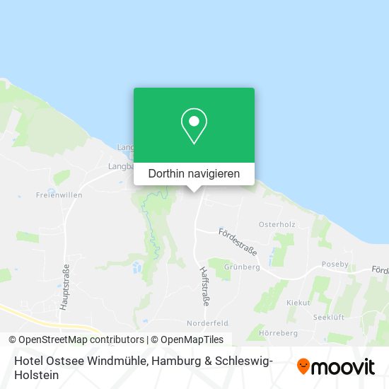 Hotel Ostsee Windmühle Karte