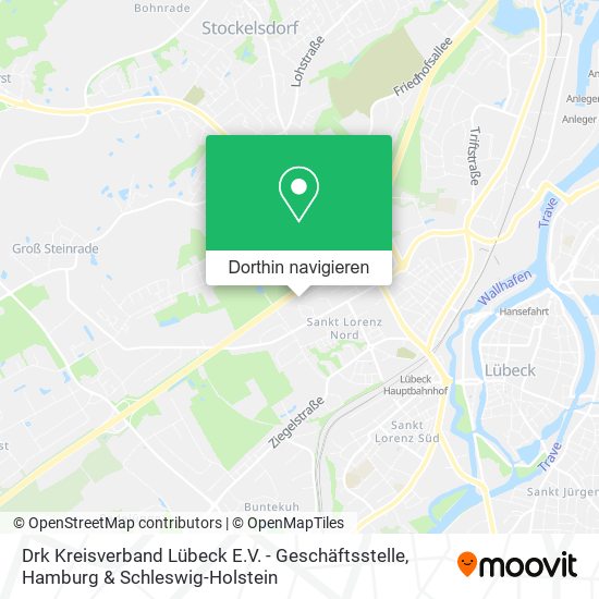 Drk Kreisverband Lübeck E.V. - Geschäftsstelle Karte