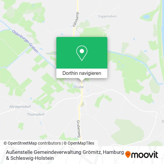 Außenstelle Gemeindeverwaltung Grömitz Karte