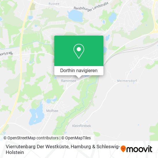 Vierrutenbarg Der Westküste Karte