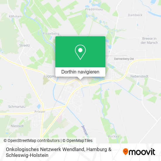 Onkologisches Netzwerk Wendland Karte