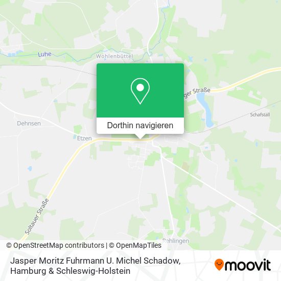 Jasper Moritz Fuhrmann U. Michel Schadow Karte