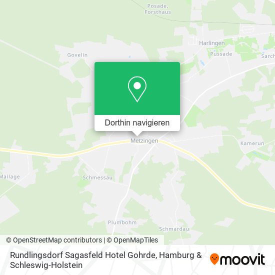 Rundlingsdorf Sagasfeld Hotel Gohrde Karte