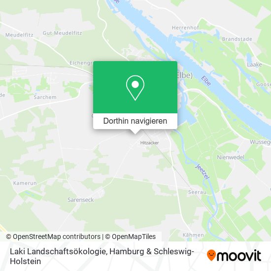 Laki Landschaftsökologie Karte