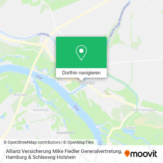 Allianz Versicherung Mike Fiedler Generalvertretung Karte
