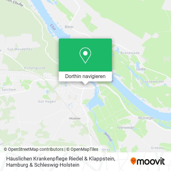 Häuslichen Krankenpflege Riedel & Klappstein Karte