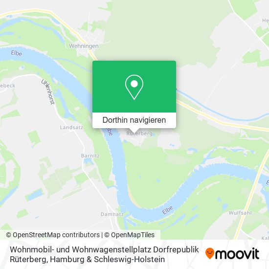 Wohnmobil- und Wohnwagenstellplatz Dorfrepublik Rüterberg Karte