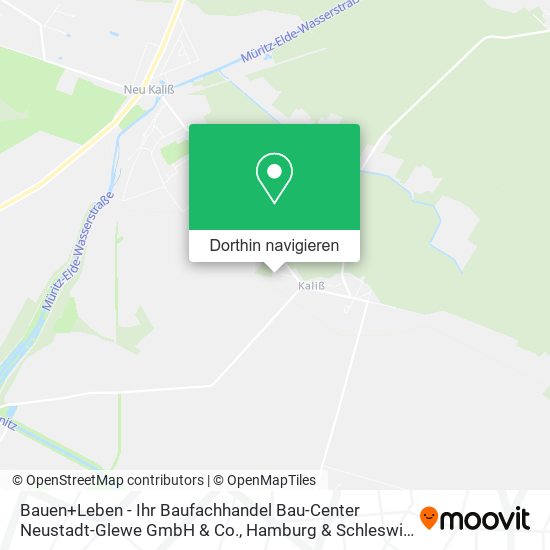 Bauen+Leben - Ihr Baufachhandel Bau-Center Neustadt-Glewe GmbH & Co. Karte