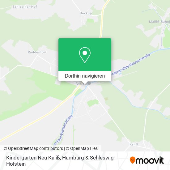 Kindergarten Neu Kaliß Karte