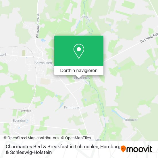 Charmantes Bed & Breakfast in Luhmühlen Karte