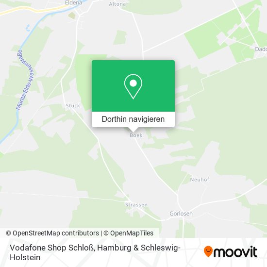 Vodafone Shop Schloß Karte