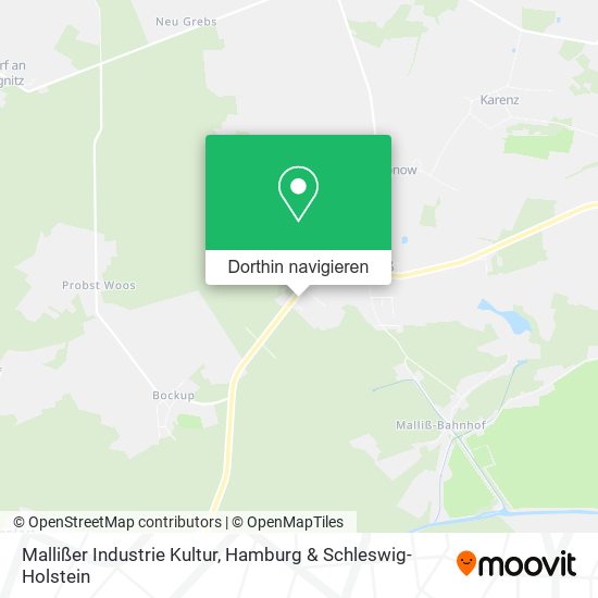 Mallißer Industrie Kultur Karte