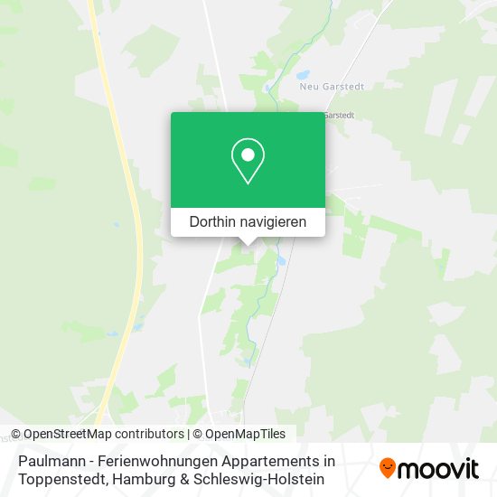 Paulmann - Ferienwohnungen Appartements in Toppenstedt Karte
