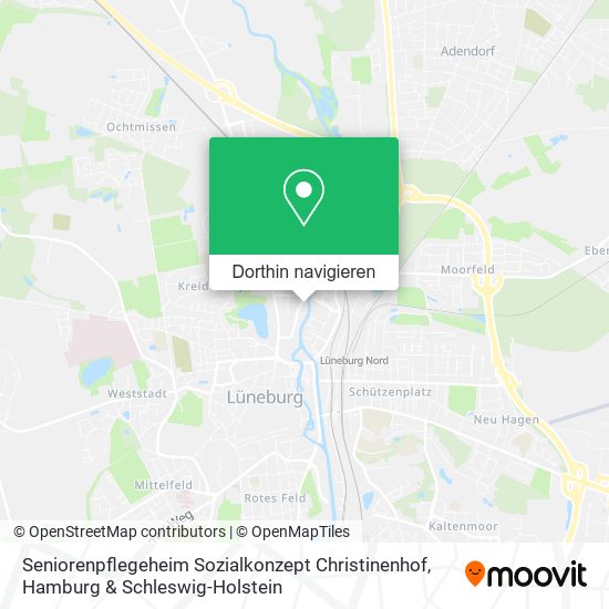 Seniorenpflegeheim Sozialkonzept Christinenhof Karte