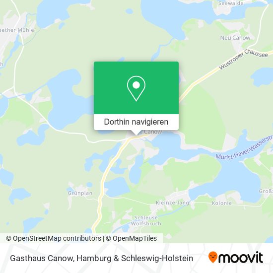 Gasthaus Canow Karte