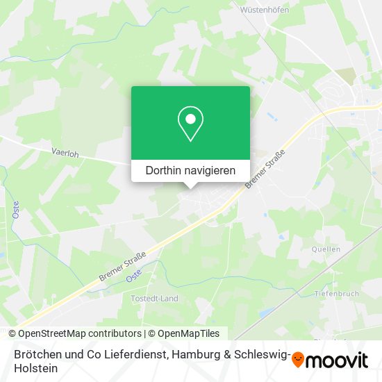 Brötchen und Co Lieferdienst Karte