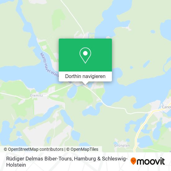 Rüdiger Delmas Biber-Tours Karte