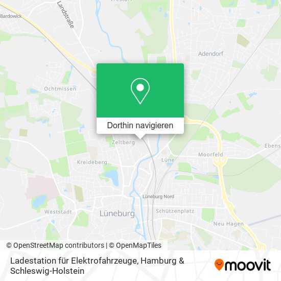 Ladestation für Elektrofahrzeuge Karte