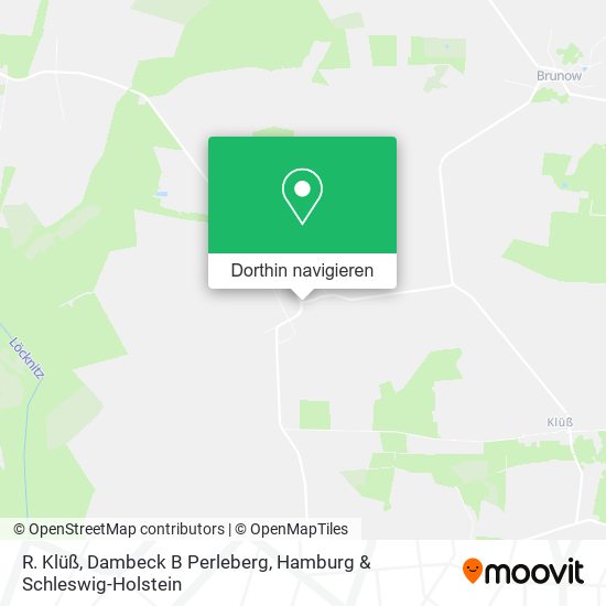 R. Klüß, Dambeck B Perleberg Karte