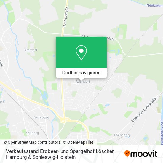 Verkaufsstand Erdbeer- und Spargelhof Löscher Karte