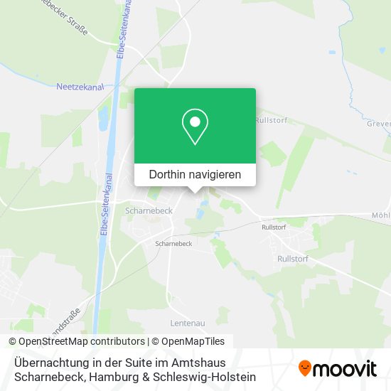 Übernachtung in der Suite im Amtshaus Scharnebeck Karte