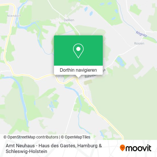 Amt Neuhaus - Haus des Gastes Karte