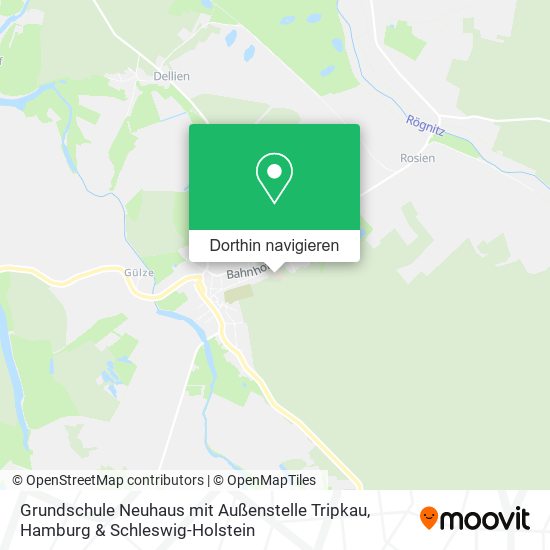 Grundschule Neuhaus mit Außenstelle Tripkau Karte