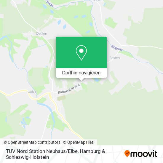 TÜV Nord Station Neuhaus/Elbe Karte