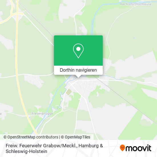 Freiw. Feuerwehr Grabow/Meckl. Karte