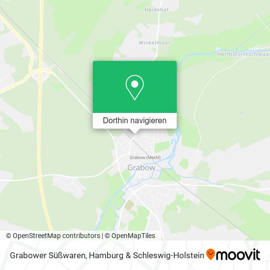 Grabower Süßwaren Karte